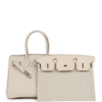 Hermes 3 En 1 Birkin 30 Beton Togo and Swift Palladium Hardware Hermes 3 En 1 Birkin 30 Beton Togo and Swift Palladium Hardware