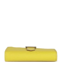 Hermes Bearn Mini Wallet Lime Chevre Mysore Palladium Hardware Hermes Bearn Mini Wallet Lime Chevre Mysore Palladium Hardware