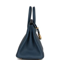 Hermes Birkin 25 Bleu De Prusse Togo Gold Hardware Hermes Birkin 25 Bleu De Prusse Togo Gold Hardware