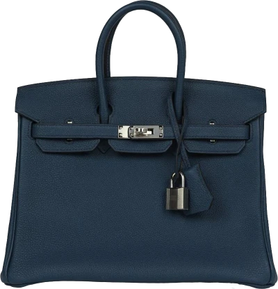 Hermes Birkin 25 Bleu de Prusse Togo Palladium Hardware Hermes Birkin 25 Bleu de Prusse Togo Palladium Hardware