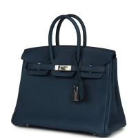 Hermes Birkin 25 Bleu de Prusse Togo Palladium Hardware Hermes Birkin 25 Bleu de Prusse Togo Palladium Hardware