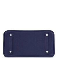 Hermes Birkin 25 Bleu Encre Togo Palladium Hardware