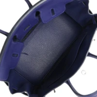 Hermes Birkin 25 Bleu Encre Togo Palladium Hardware