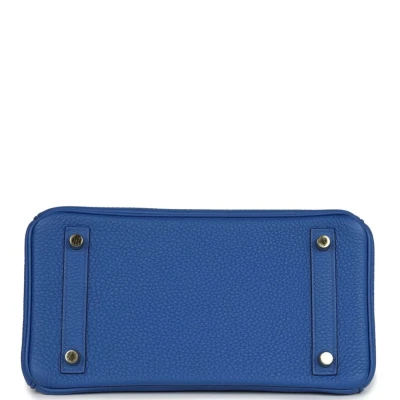 Hermes Birkin 25 Bleu France Togo Gold Hardware Hermes Birkin 25 Bleu France Togo Gold Hardware