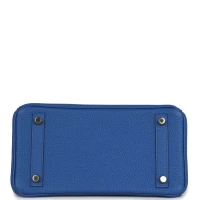 Hermes Birkin 25 Bleu France Togo Gold Hardware Hermes Birkin 25 Bleu France Togo Gold Hardware