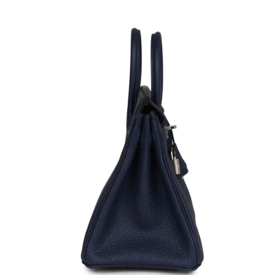 Hermes Birkin 25 Bleu Navy Togo Palladium Hardware Hermes Birkin 25 Bleu Navy Togo Palladium Hardware