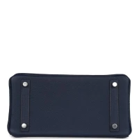 Hermes Birkin 25 Bleu Navy Togo Palladium Hardware Hermes Birkin 25 Bleu Navy Togo Palladium Hardware
