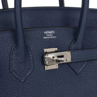 Hermes Birkin 25 Bleu Navy Togo Palladium Hardware Hermes Birkin 25 Bleu Navy Togo Palladium Hardware