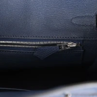 Hermes Birkin 25 Bleu Navy Togo Palladium Hardware Hermes Birkin 25 Bleu Navy Togo Palladium Hardware