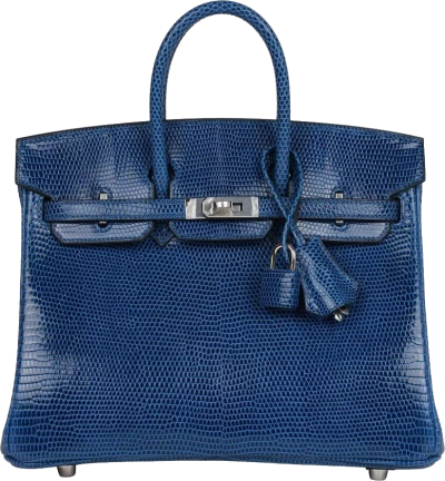 Hermes Birkin 25 Bleu Saphir Lizard Palladium Hardware Hermes Birkin 25 Bleu Saphir Lizard Palladium Hardware