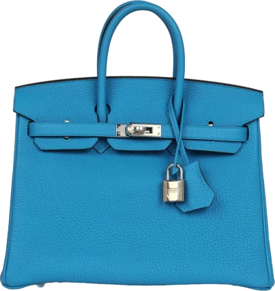 Hermes Birkin 25 Bleu Zanzibar Togo Palladium Hardware Hermes Birkin 25 Bleu Zanzibar Togo Palladium Hardware