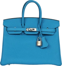 Hermes Birkin 25 Bleu Zanzibar Togo Palladium Hardware Hermes Birkin 25 Bleu Zanzibar Togo Palladium Hardware