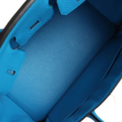 Hermes Birkin 25 Bleu Zanzibar Togo Palladium Hardware Hermes Birkin 25 Bleu Zanzibar Togo Palladium Hardware