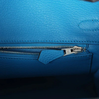Hermes Birkin 25 Bleu Zanzibar Togo Palladium Hardware Hermes Birkin 25 Bleu Zanzibar Togo Palladium Hardware