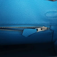 Hermes Birkin 25 Bleu Zanzibar Togo Palladium Hardware Hermes Birkin 25 Bleu Zanzibar Togo Palladium Hardware