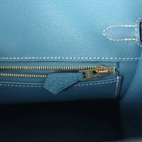 Hermes Birkin 25 Blue Jean Togo Gold Hardware Hermes Birkin 25 Blue Jean Togo Gold Hardware