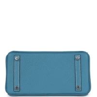 Hermes Birkin 25 Blue Jean Togo Palladium Hardware Hermes Birkin 25 Blue Jean Togo Palladium Hardware