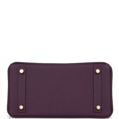 Hermes Birkin 25 Cassis Togo Gold Hardware