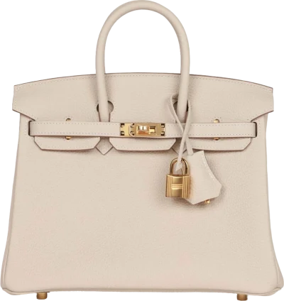 Hermes Birkin 25 Craie Togo Gold Hardware Hermes Birkin 25 Craie Togo Gold Hardware