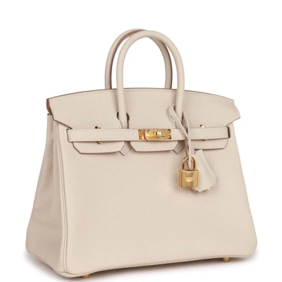 Hermes Birkin 25 Craie Togo Gold Hardware Hermes Birkin 25 Craie Togo Gold Hardware
