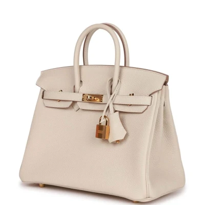 Hermes Birkin 25 Craie Togo Gold Hardware Hermes Birkin 25 Craie Togo Gold Hardware