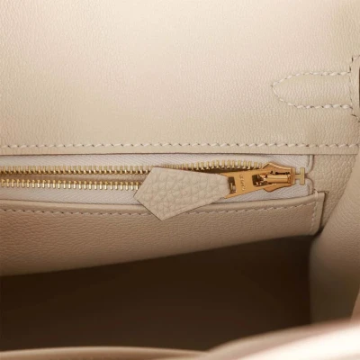 Hermes Birkin 25 Craie Togo Gold Hardware Hermes Birkin 25 Craie Togo Gold Hardware