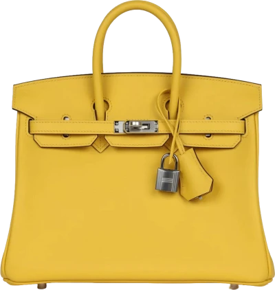 Hermes Birkin 25 Jaune de Naples Swift Palladium Hardware Hermes Birkin 25 Jaune de Naples Swift Palladium Hardware