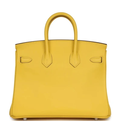 Hermes Birkin 25 Jaune de Naples Swift Palladium Hardware Hermes Birkin 25 Jaune de Naples Swift Palladium Hardware