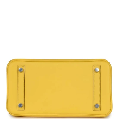 Hermes Birkin 25 Jaune de Naples Swift Palladium Hardware Hermes Birkin 25 Jaune de Naples Swift Palladium Hardware