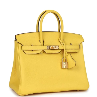 Hermes Birkin 25 Jaune de Naples Togo Gold Hardware Hermes Birkin 25 Jaune de Naples Togo Gold Hardware