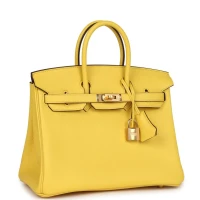 Hermes Birkin 25 Jaune de Naples Togo Gold Hardware Hermes Birkin 25 Jaune de Naples Togo Gold Hardware