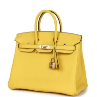 Hermes Birkin 25 Jaune de Naples Togo Gold Hardware Hermes Birkin 25 Jaune de Naples Togo Gold Hardware