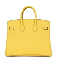 Hermes Birkin 25 Jaune de Naples Togo Gold Hardware Hermes Birkin 25 Jaune de Naples Togo Gold Hardware