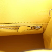 Hermes Birkin 25 Mimosa Matte Niloticus Crocodile Palladium Hardware Hermes Birkin 25 Mimosa Matte Niloticus Crocodile Palladium Hardware