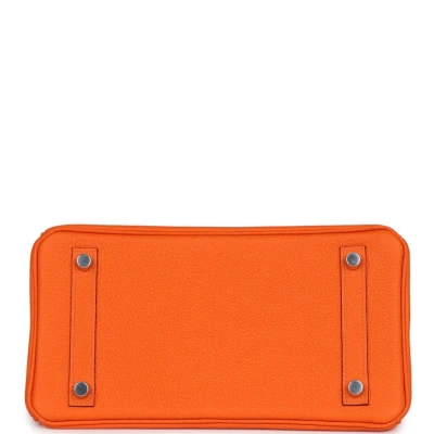 Hermes Birkin 25 Orange Minium Togo Palladium Hardware Hermes Birkin 25 Orange Minium Togo Palladium Hardware