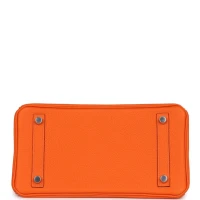 Hermes Birkin 25 Orange Minium Togo Palladium Hardware Hermes Birkin 25 Orange Minium Togo Palladium Hardware