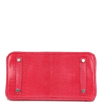 Hermes Birkin 25 Rose Extreme Varanus Niloticus Lizard Palladium Hardware