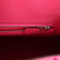 Hermes Birkin 25 Rose Mexico Shiny Porosus Crocodile Palladium Hardware Hermes Birkin 25 Rose Mexico Shiny Porosus Crocodile Palladium Hardware