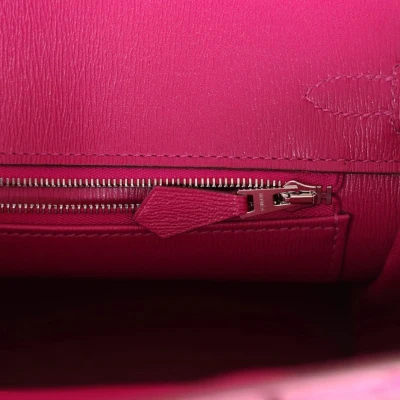 Hermes Birkin 25 Rose Sheherazade Shiny Porosus Crocodile Palladium Hardware Hermes Birkin 25 Rose Sheherazade Shiny Porosus Crocodile Palladium Hardware