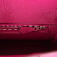 Hermes Birkin 25 Rose Sheherazade Shiny Porosus Crocodile Palladium Hardware Hermes Birkin 25 Rose Sheherazade Shiny Porosus Crocodile Palladium Hardware