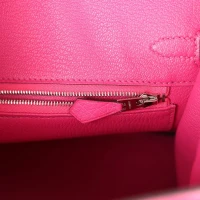 Hermes Birkin 25 Rose Tyrien Ostrich Palladium Hardware Hermes Birkin 25 Rose Tyrien Ostrich Palladium Hardware