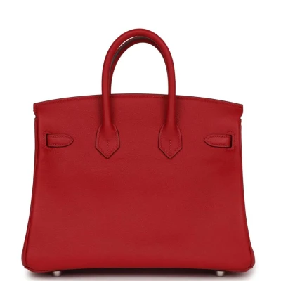Hermes Birkin 25 Rouge Piment Swift Palladium Hardware Hermes Birkin 25 Rouge Piment Swift Palladium Hardware