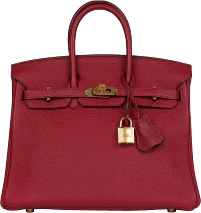 Hermes Birkin 25 Rubis Togo Gold Hardware Hermes Birkin 25 Rubis Togo Gold Hardware