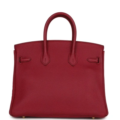 Hermes Birkin 25 Rubis Togo Gold Hardware Hermes Birkin 25 Rubis Togo Gold Hardware