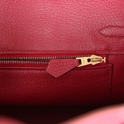 Hermes Birkin 25 Rubis Togo Gold Hardware Hermes Birkin 25 Rubis Togo Gold Hardware