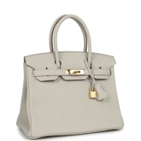 Hermes Birkin 30 Beton Togo Gold Hardware Hermes Birkin 30 Beton Togo Gold Hardware