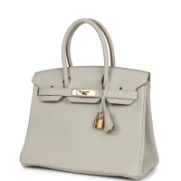 Hermes Birkin 30 Beton Togo Gold Hardware Hermes Birkin 30 Beton Togo Gold Hardware