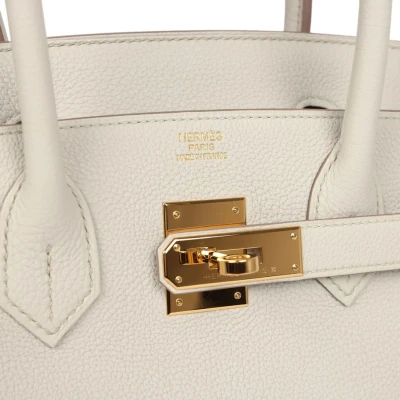 Hermes Birkin 30 Beton Togo Gold Hardware Hermes Birkin 30 Beton Togo Gold Hardware
