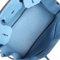 Hermes Birkin 30 Bleu Azur Togo Gold Hardware Hermes Birkin 30 Bleu Azur Togo Gold Hardware
