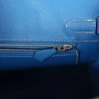 Hermes Birkin 30 Bleu Electric Candy Epsom Palladium Hardware Hermes Birkin 30 Bleu Electric Candy Epsom Palladium Hardware